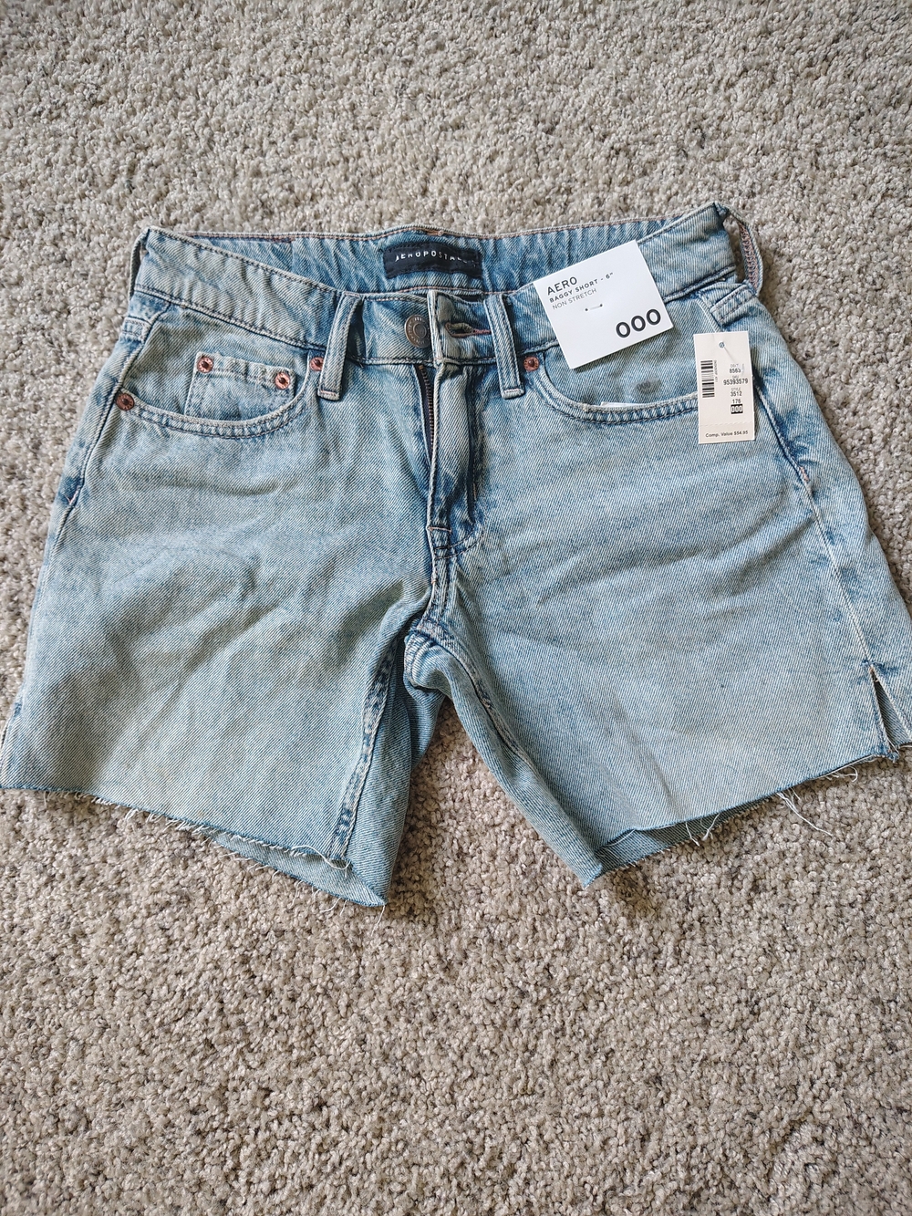 Aeropostale Light Blue Denim Cutoff Shorts